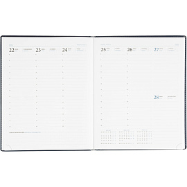 Еженедельник датированный 2026 год Attache Agenda искусственная кожа А4 80 листов синий