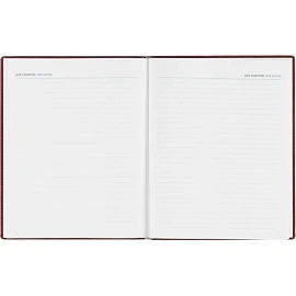 Еженедельник датированный 2026, бордо,А4, 213х265 мм,160 стр,Agenda