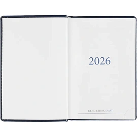 Ежедневник датированный 2026, синий,А6, 100х150 мм,336 стр,Agenda фото Ежедневник датированный 2026, синий,А6, 100х150 мм,336 стр,Agenda