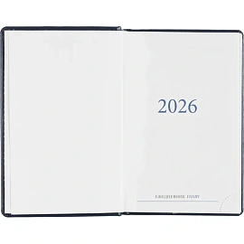 Ежедневник датированный 2026, синий,А6, 100х150 мм,336 стр,Agenda фото Ежедневник датированный 2026, синий,А6, 100х150 мм,336 стр,Agenda