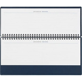 Планинг датированный 2026 год Attache Вива искусственная кожа 303х150 мм 60 листов синий