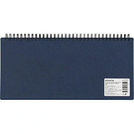 Планинг датированный 2026 год Attache Вива искусственная кожа 303х150 мм 60 листов синий
