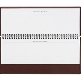 Планинг датированный 2026 год Attache Вива искусственная кожа 303х150 мм 60 листов бордовый