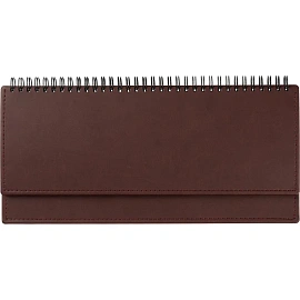 Планинг датированный 2026 год Attache Вива искусственная кожа 303х150 мм 60 листов бордовый