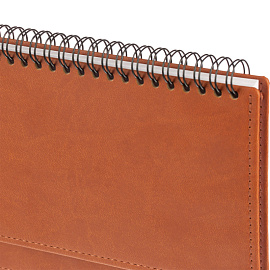 Планинг датированный 2026 год Attache Вива искусственная кожа 303х150 мм 60 листов коричневый