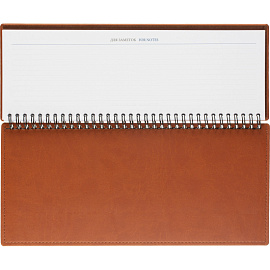 Планинг датированный 2026 год Attache Вива искусственная кожа 303х150 мм 60 листов коричневый