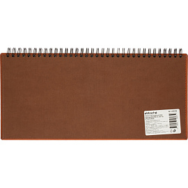 Планинг датированный 2026 год Attache Вива искусственная кожа 303х150 мм 60 листов коричневый