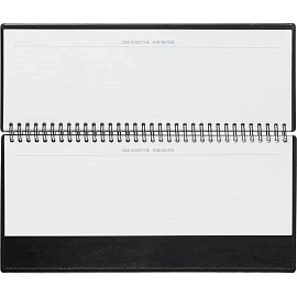 Планинг датированный 2026 год Attache Agenda искусственная кожа 303х150 мм 60 листов чёрный