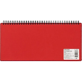Планинг датированный 2026 год Attache Agenda искусственная кожа 303х150 мм 60 листов красный