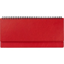 Планинг датированный 2026 год Attache Agenda искусственная кожа 303х150 мм 60 листов красный