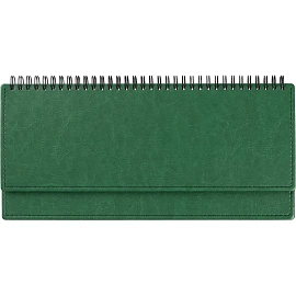 Планинг датированный 2026 год Attache Agenda искусственная кожа 303х150 мм 60 листов зелёный