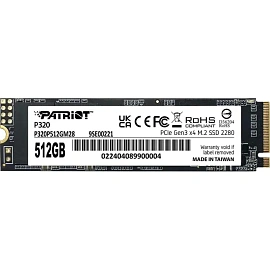 SSD накопитель Patriot Memory P320P512GM28 512 ГБ