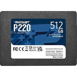 SSD накопитель Patriot Memory P220S512G25 512 ГБ