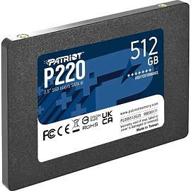 SSD накопитель Patriot Memory P220S512G25 512 ГБ