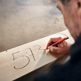 Карандаш строительный Edding E-8890 HB 162 мм