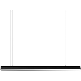 Светильник светодиодный линейный, подвесной, 24Вт, 4000К, IP40, чёрный