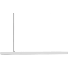 Светильник светодиодный линейный, подвесной, 40Вт, 4000К, IP40, серебро