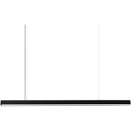 Светильник светодиодный линейный, подвесной, 40Вт, 4000К, IP40, чёрный