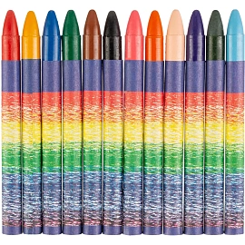 Мелки восковые Луч Классика круглые 12 цветов