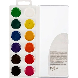 Краски акварельные медовые Луч Zoo 12 цветов фото Краски акварельные медовые Луч Zoo 12 цветов