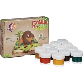 Гуашь Луч Zoo 12 цветов по 15 мл (19С 1252-08)