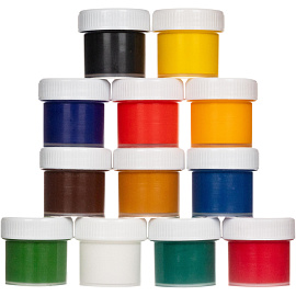 Гуашь Луч Классика 12 цветов по 20 мл фото Гуашь Луч Классика 12 цветов по 20 мл