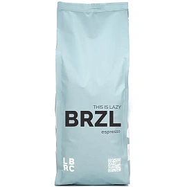Кофе в зернах Lazy Barista Brzl, жареный, 100% арабика, Бразилия, 1кг