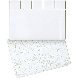 Доска для лепки А4 с раздельными ячейками для пластилина