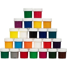 Гуашь Гамма Мультики 24 цвета по 20 мл фото Гуашь Гамма Мультики 24 цвета по 20 мл