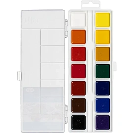 Краски акварельные медовые Гамма Классическая 14 цветов фото Краски акварельные медовые Гамма Классическая 14 цветов