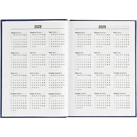 Ежедневник датированный 2026 Выбор есть, А5, 160л, бумвинил, синий