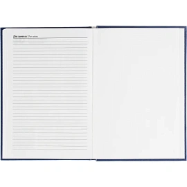 Ежедневник датированный 2026 Выбор есть, А5, 160л, бумвинил, синий