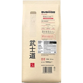 Кофе в зёрнах Bushido Sensei арабика 100% 1 кг (пакет)