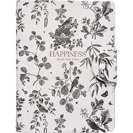 Ежедневник датированный 2026 IF 14х20см 160л, на спир Happiness I1755/black