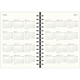 Ежедневник датированный 2026 IF 14х20см 160л, на спир Happiness I1755/black