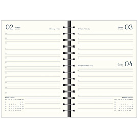 Ежедневник датированный 2026 IF 14х20см 160л, на спир Happiness I1755/black