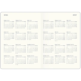 Ежедневник датированный 2026 IF 14х20см 176л, мягк Success I1719/wh-beige