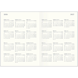 Ежедневник датированный 2026 IF 14х20см 176л, мягкий, Nightfall I1736/train