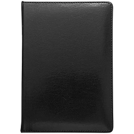 Ежедневник датированный 2026 год InFolio Britannia натуральная кожа А5 176 листов чёрный (золотистый обрез), I1710/black