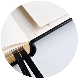 Ежедневник датированный 2026 год InFolio Britannia натуральная кожа А5 176 листов чёрный (золотистый обрез), I1710/black