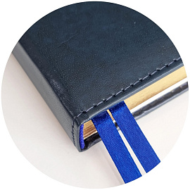 Ежедневник датированный 2026 IF 14х20см 176л, тверд Britannia I1710/blue