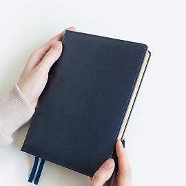 Ежедневник датированный 2026 IF 14х20см 176л, тверд Britannia I1710/blue