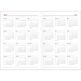 Ежедневник датированный 2026 IF 14х20см 176л, тверд Lozanna AZ2805/black