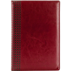 Ежедневник датированный 2026 IF 14х20см 176л, тверд Lozanna AZ2805/bordo