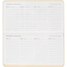 Еженедельник датированный 2026 год InFolio Candy искусственная кожа А6 64 листа жёлтый, I1843/yellow