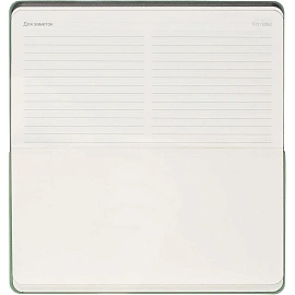 Еженедельник датированный 2026 год InFolio Universe искусственная кожа А6 64 листа мятный, I1840emb/mint