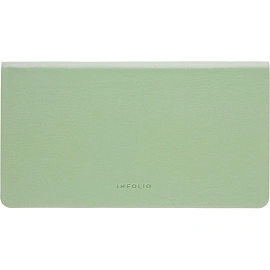 Еженедельник датированный 2026 год InFolio Universe искусственная кожа А6 64 листа мятный, I1840emb/mint