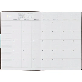 Ежедневник датированный 2026 ESCALADA А4 (210х297мм), 120л, коричнев 70206