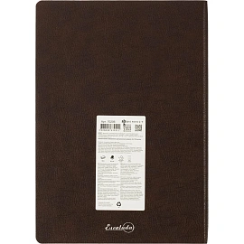 Ежедневник датированный 2026 ESCALADA А4 (210х297мм), 120л, коричнев 70206
