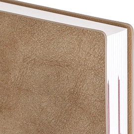 Ежедневник датированный 2026 ESCALADA А5 (146x211мм), 176л, бежевый 70270